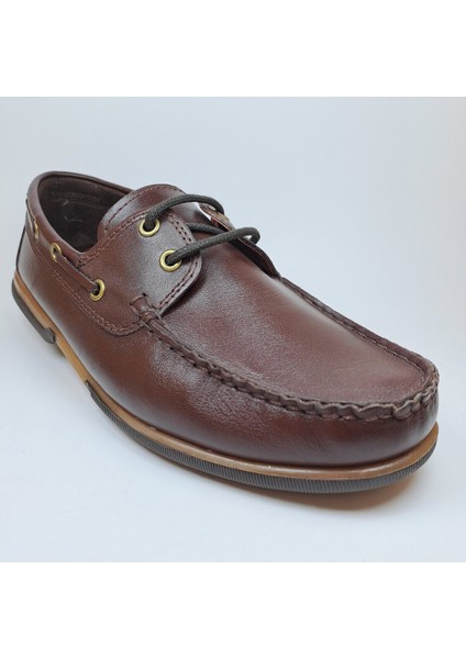 Tımbırlent Model Erkek 40-45 Hakiki Deri Kahve Casual Comfort Ayakkabı