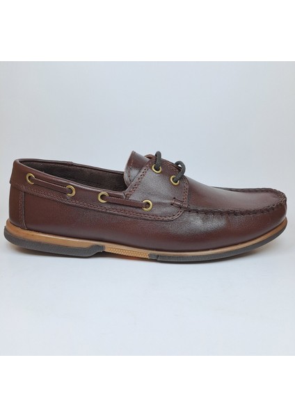 Tımbırlent Model Erkek 40-45 Hakiki Deri Kahve Casual Comfort Ayakkabı