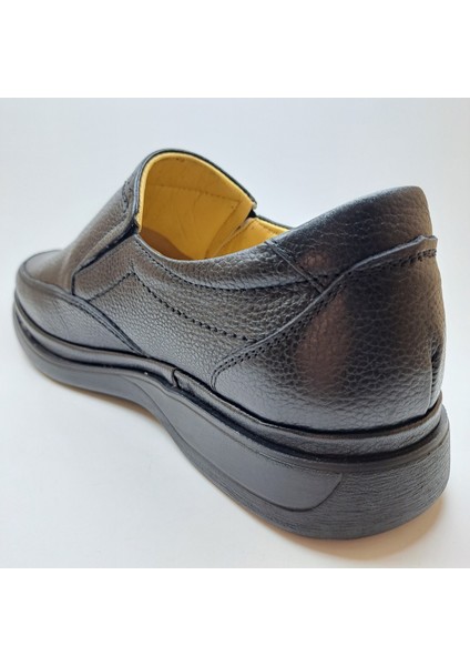 Erkek Hakiki Deri Siyah Comfort Extra Casual Ayakkabı modelleri