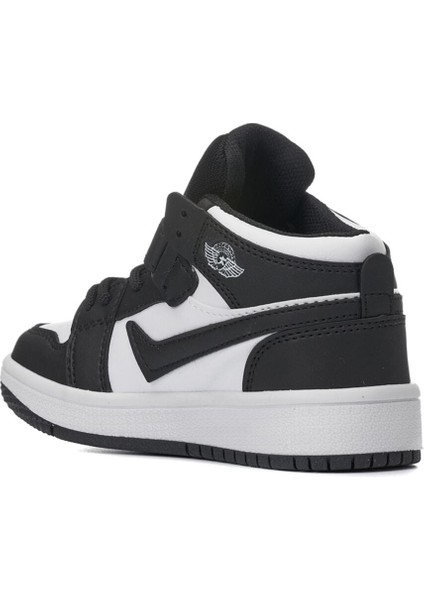 Erkek Kız Çocuk Cırtlı Air Jordan 1 Mevsimlik Cilt Deri Boğazlı Ortapedik Sneakers Spor Bot Ayakkabı modelleri