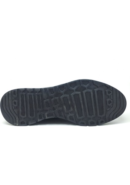 Büyük Beden 45-47 Siyah Hakiki Deri Lastikli Casual Comfort Ayakkabı fırsatları