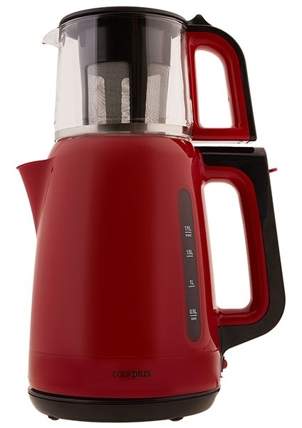 1501 Enerji Tasarruflu Kettle Çay Makinesi Retro Kırmız