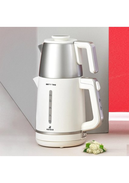 Berry Tea XL 2in1 Çelik Demlikli Çay Makinesi ve Kettle Mulberry