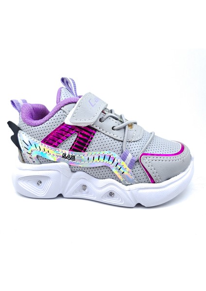 Unisex Bebe Mevsimlik Işıklı Extra Hafif Anatomik Comfort Taban Spor Ayakkabı
