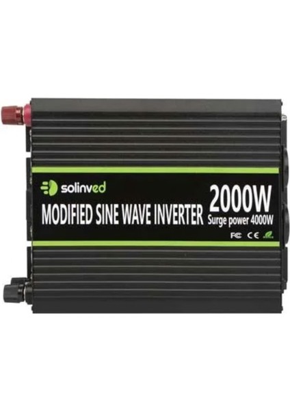 2000W Modifiye 12V Inverter Solinved