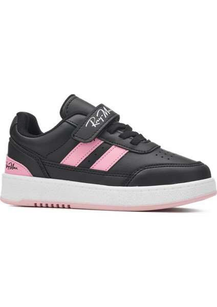 Kız Çocuk Siyah Pembe Comfort Günlük Spor Ayakkabı