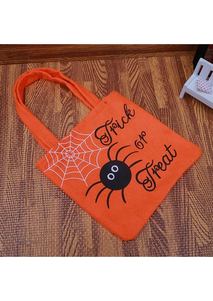Cadılar Bayramı Balkabağı Tote Çanta Hayalet Festivali Anaokulu Nonwoven Hediye Çantası Cadılar Bayramı Ürünleri Hayalet Festivali Şeker Çantası (Yurt Dışından)