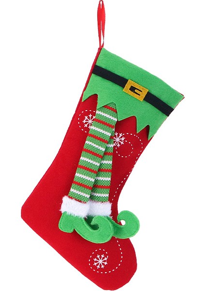 Yeni Noel Ağacı Kolye Örme Noel Çorap Noel Tatili Sahne Düzenlemesi (Yurt Dışından)