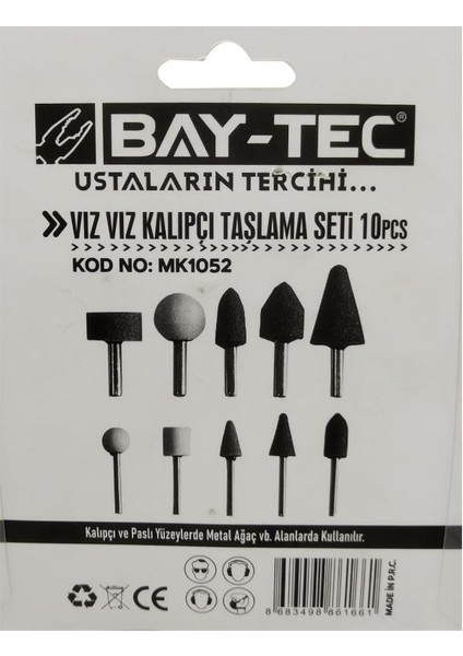 Vız Vız Kalıpçı Taşlama Seti 10 Parça MK1052