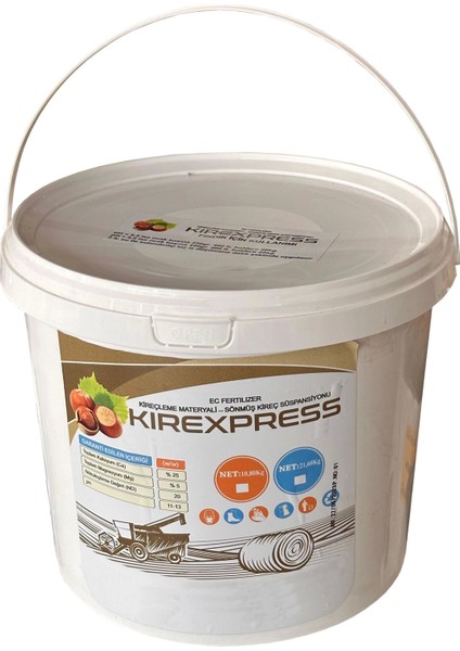 Sıvı Tarım Kireci 10KG Sönmüş Kireç Süspansiyonu
