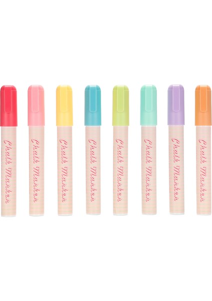 Sıvı Kalem Marker 8 Parlak Renkler 6mm (Yurt Dışından)