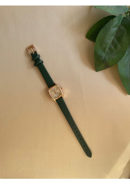 Kadın Kol Saati Quartz(Koyu Yeşil)