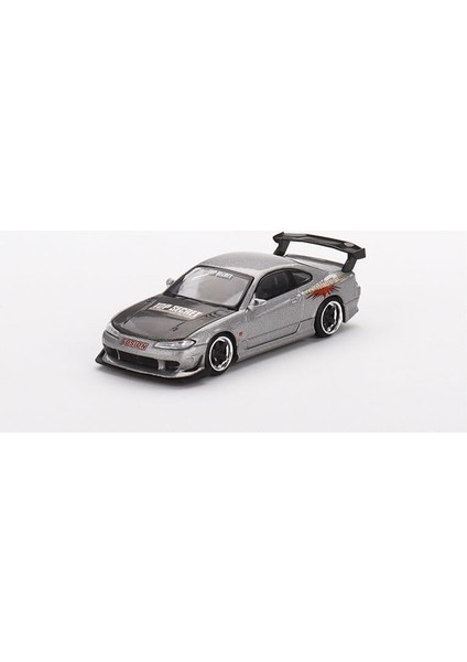 Gerçek Ölçekli Minyatür Model Araba ile Uyumlu Nissan Silvia Top Secret (S15) Gümüş 1/64 Pres Döküm Model Araba MGT00545 (Yurt Dışından)