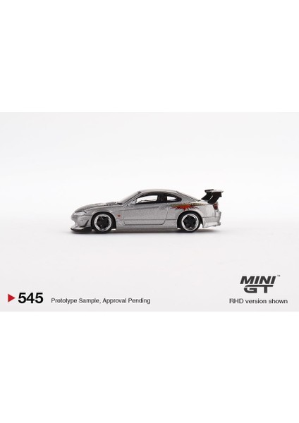 Gerçek Ölçekli Minyatür Model Araba ile Uyumlu Nissan Silvia Top Secret (S15) Gümüş 1/64 Pres Döküm Model Araba MGT00545 (Yurt Dışından)