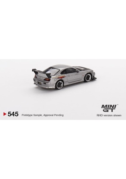 Gerçek Ölçekli Minyatür Model Araba ile Uyumlu Nissan Silvia Top Secret (S15) Gümüş 1/64 Pres Döküm Model Araba MGT00545 (Yurt Dışından)
