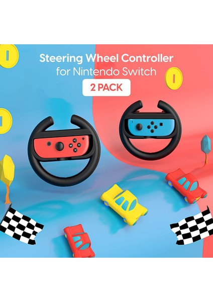 Joy-Con Için Nintendo Switch Yarış Direksiyonu Kontrol Cihazları - Switch OLED ile Uyumlu Oyun Aksesuarı Sürüş Kavraması (Yurt Dışından) modelleri