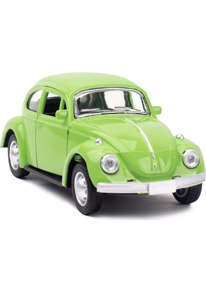 Klasik 1967 Volkswagen Vw Klasik Beetle Bug Vintage 1/32 Ölçekli Döküm Metal Geri Çekin Araba Modeli Oyuncak Hediye Çocuklar Için (Açık Yeşil) (Yurt Dışından)