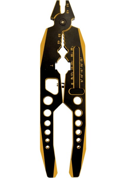 Metal Amortisör Pense Çubuk Bilyalı Kelepçe Çok Fonksiyonlu Rc Araçları ve Rc Modelleri Için Küçük 4 Yollu Çapraz Anahtar 1/8 1/10 Rc Araba Paletli Canavar Kamyon (Siyah Altın) (Yurt Dışından)