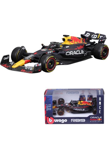 Bburago 1:43 2023 F1 Red Bull RB19 No. #1 Max Verstappen Ferrari Mercedes Formula Yarışı Alaşım Araba Döküm Modeli (RB19 No.#1) (Yurt Dışından)