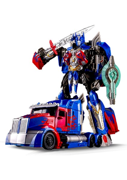 Dönüşen Robot Oyuncaklar, Autobot Oyuncakları, Dönüşen Araba Modelleri Aksiyon Bebekleri, Hero Optimus Prime Dönüşen Oyuncaklar, Dönüşen Oyuncak Kamyonlar Aksiyon Bebekleri (Mavi) (Yurt Dışından)