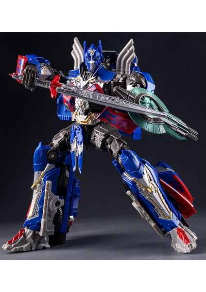 Dönüşen Robot Oyuncaklar, Autobot Oyuncakları, Dönüşen Araba Modelleri Aksiyon Bebekleri, Hero Optimus Prime Dönüşen Oyuncaklar, Dönüşen Oyuncak Kamyonlar Aksiyon Bebekleri (Mavi) (Yurt Dışından)