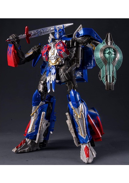 Dönüşen Robot Oyuncaklar, Autobot Oyuncakları, Dönüşen Araba Modelleri Aksiyon Bebekleri, Hero Optimus Prime Dönüşen Oyuncaklar, Dönüşen Oyuncak Kamyonlar Aksiyon Bebekleri (Mavi) (Yurt Dışından)