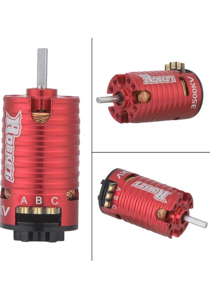 Roket Mini-Z 3500KV 2 Kutuplu Fırçasız Motor Için 1/24 1/28 Rc Model Araba Yükseltme Su Geçirmez Yüksek Performans (Yurt Dışından) modelleri