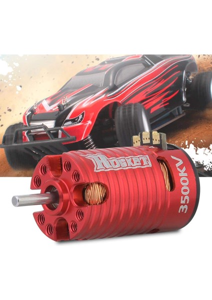 Roket Mini-Z 3500KV 2 Kutuplu Fırçasız Motor Için 1/24 1/28 Rc Model Araba Yükseltme Su Geçirmez Yüksek Performans (Yurt Dışından) fırsatları