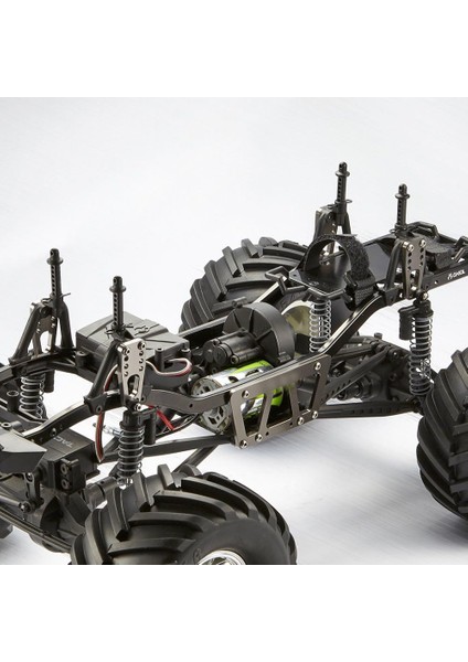 1/10 Rc Eksenel SCX10 Model Araba Parçası Için Alaşım Şasi Kaldırma Plakası Seti Kiti (Siyah) (Yurt Dışından)