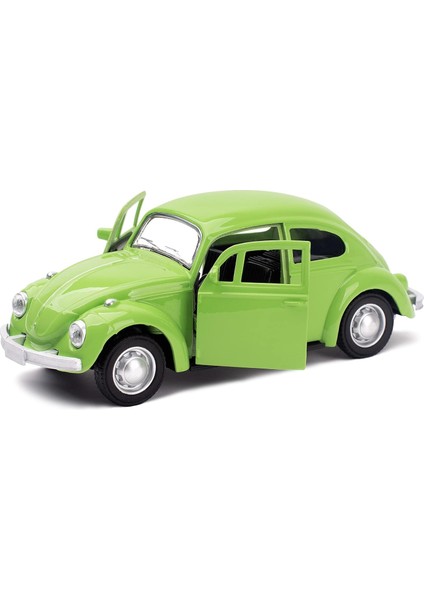 Klasik 1967 Volkswagen Vw Klasik Beetle Bug Vintage 1/32 Ölçekli Döküm Metal Geri Çekin Araba Modeli Oyuncak Hediye Çocuklar Için (Açık Yeşil) (Yurt Dışından) modelleri