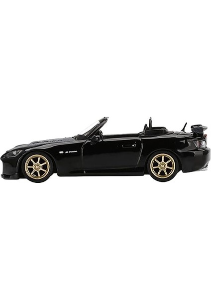 S2000 (Ap2) Mugen Dönüştürme. Berlina Siyah Karbon Kaputlu ve Altın Jantlar Ltd Ed - 3600 Adet 1/64 Pres Döküm Model Araba, Gerçek Ölçekli Minyatürler MGT00309, Uniseks Yetişkin (Yurt Dışından) fiyatları