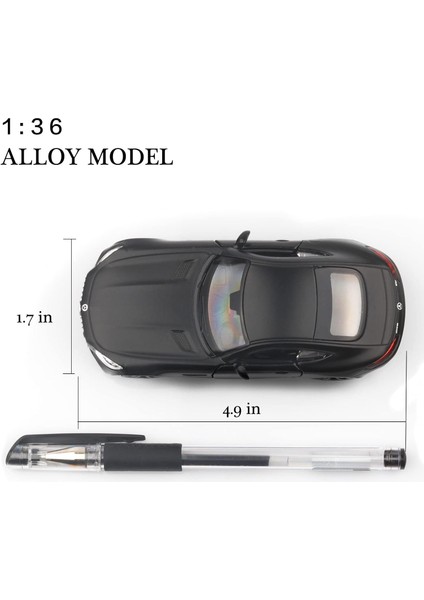 1/36 Ölçekli Mercedes Benz Amg Gts Pres Döküm Araba Modelleri, Geri Çekin Araçlar Oyuncak Arabalar, Erkekler Kızlar Için Arabalar Hediyeler (Siyah) (Yurt Dışından) modelleri