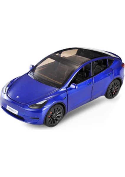 Model Y Oyuncak Arabalar 1/24 Alaşımlı Pres Döküm Model Araba, Geri Çekilebilen Işıklı ve Sesli Model Y Model Araba, Tesla Büyük Model Y Araba Modeli Oyuncak Çocuklar Için Uygun Ye (Yurt Dışından)