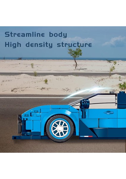 Hız Şampiyonu Yarış Arabası Yapı Setleri, Akrilik Vitrin, Bugatti Vision Gt Süper Araba 27001 Yapı Seti Oyuncak, Çocuklar Için Koleksiyon Model Arabalar Yapı Taşları 8+(336 Parça) (Yurt Dışından)
