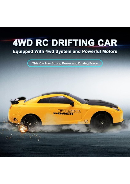 Uzaktan Kumandalı Araba Rc Drift Araba 2.4ghz 1:24 Ölçekli 4WD 15KM/H Yüksek Hızlı Model Araç LED Işıklı Sürüklenen Lastik Yarışı Spor Oyuncak Araba Yetişkinler Için Erkek Kız Çocu (Yurt Dışından) fırsatları