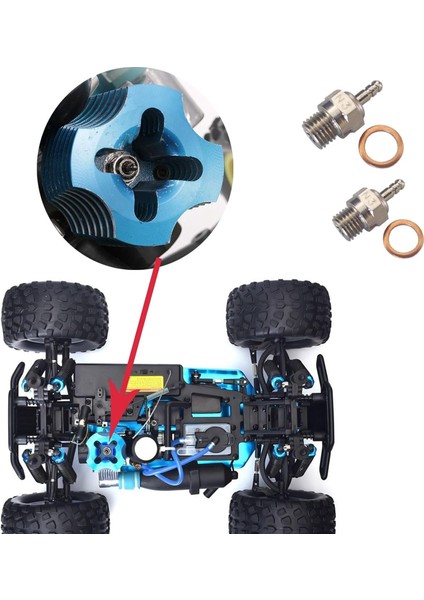 N3 Rc Nitro Motorlar Için Sıcak Kıvılcım Kızdırma Bujisi Araba Kamyon Buggy 5'li Paket, Traxas T-Maxx Kyosho Hsp1 Hpı Redcat Için Bujiler, Güçlü 70117 Nitro Motor Parçaları Os 8'i (Yurt Dışından) fırsatları
