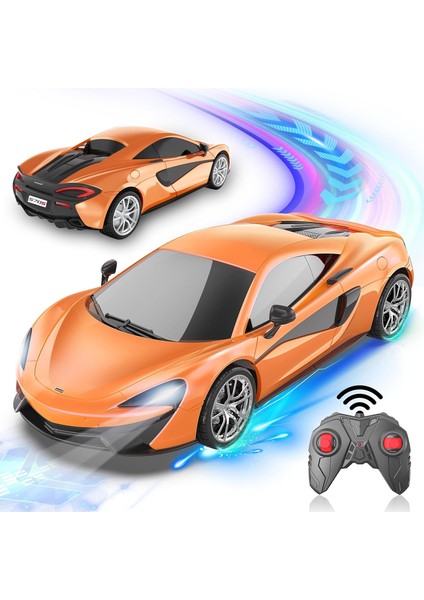 Mclaren 570S Uzaktan Kumandalı Araba, 2.4ghz Rc Araba Resmi Lisanslı 1/24 Ölçekli Model Yarış Hobi Oyuncak Araba, Harika Rc Araba Yaşına Hediyeler 3 4 5 6 7 8 9 Yaşındaki Erkek Kız (Yurt Dışından)