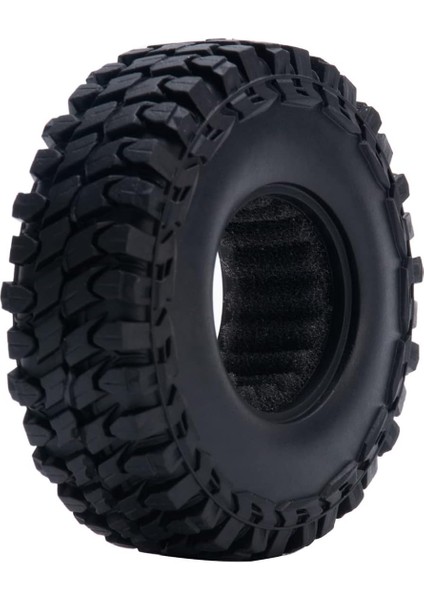 1.0 Beadlock Tekerlekler ve Lastikler 4 Adet Metal Tekerlek Göbeği Kauçuk Lastikler 1/24 Rc Model Araba Paletli Eksenel SCX24 AXI00006 AXI90081 AXI00002 AXI00001 (Yurt Dışından)