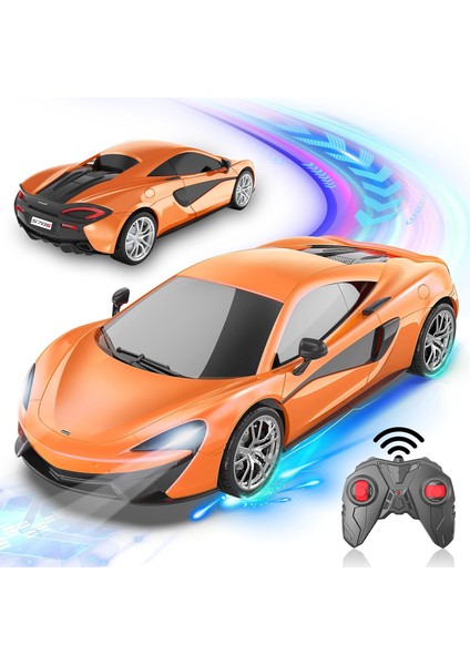 Mclaren 570S Uzaktan Kumandalı Araba, 2.4ghz Rc Araba Resmi Lisanslı 1/24 Ölçekli Yarış Hobi Oyuncak Araba, Rc Araba Yaşına Hediyeler 3 4 5 6 7 8 9 Yaşındaki Erkekler Kızlar, Turun (Yurt Dışından)