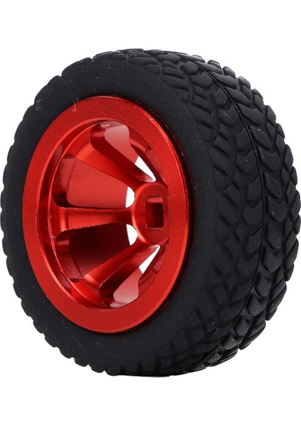 Rc Tekerlek Lastikleri, Araba Modeli Aksesuarları Kauçuk Lastik Malzemesi Wltoys Için Fit 1/28 Rc K969 K989 K999 P929 4WD Kısa Havuz Drift Off-Road Ralli (Kırmızı) (Yurt Dışından)