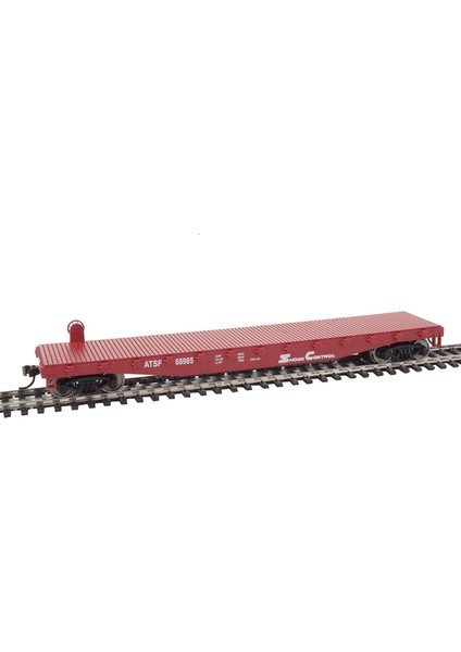 Ho Ölçekli Model Düz Araba - Çalıştırmaya Hazır - Atchison, Topeka ve Santa Fe #88985 (Kırmızı, Beyaz) (Yurt Dışından) fiyatları