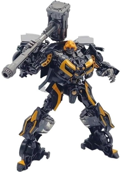 Dönüşüm Bumblebee Aksiyon Figürü Oyuncaklar Başyapıt Film Modeli Deluxe Deformasyon Araba Robot (Siyah) (Yurt Dışından)