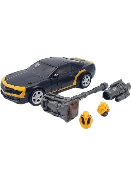 Dönüşüm Bumblebee Aksiyon Figürü Oyuncaklar Başyapıt Film Modeli Deluxe Deformasyon Araba Robot (Siyah) (Yurt Dışından)
