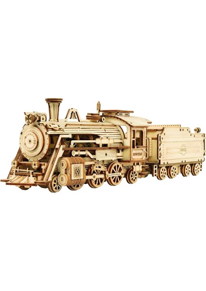 Dıy 3D Ahşap Yapboz -U2013 Prime Steam Express Tren Lazer Kesim Montajı 1:80 Ölçekli Model Oluşturma Seti Zeka Oyunları Eğitici Stem Oyuncak Yetişkinler Gençler Güvenli ve Toksik O (Yurt Dışından)