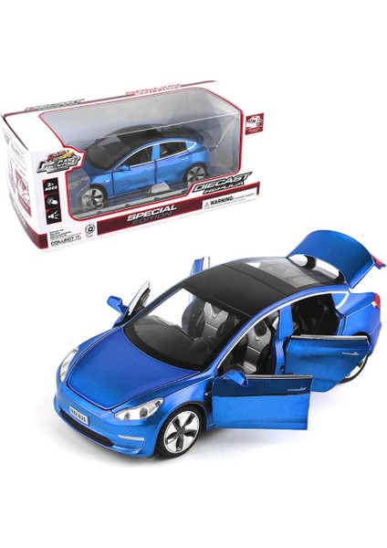 Tesla Model 3 Replika ile Uyumlu Pres Döküm Araba Oyuncakları, 1:32 Ölçekli Alaşım Model 3 Oyuncak Araba Sesli ve Işıklı Oyuncak Araçlar ile Geri Çekilmiş Araba Modeli, Mini Model (Yurt Dışından) fiyatları
