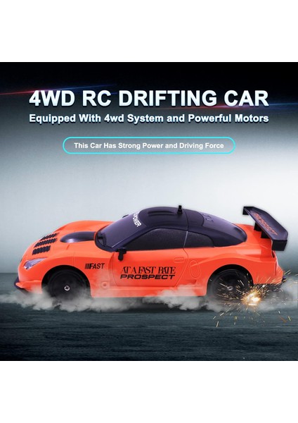 Uzaktan Kumandalı Araba Rc Drift Araba 2.4ghz 1:24 Ölçekli 4WD 15KM/H Yüksek Hızlı Model Araç LED Işıklı Sürüklenen Lastik Yarışı Spor Oyuncak Araba Yetişkinler Için Erkek Kız Çocu (Yurt Dışından) modelleri