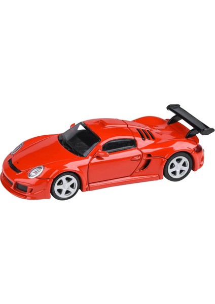 2012 Ruf Ctr3 Clubsport Guards Kırmızı 1/64 Pres Döküm Model Araba, Paragon Modelleri PA-55386 (Yurt Dışından)