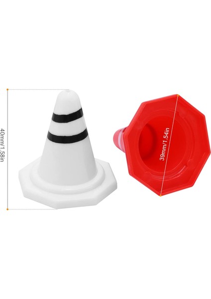 Trafik Konileri Inşaat Yol Konileri Trafik Işareti Oyuncakları Çok Amaçlı Inşaat Faaliyetleri Için Barikat Model Oyuncak 1/16 1/18 1/24 1/28 Mini Rc Araba, Kırmızı ve Beyaz (34 Ade (Yurt Dışından) fırsatları