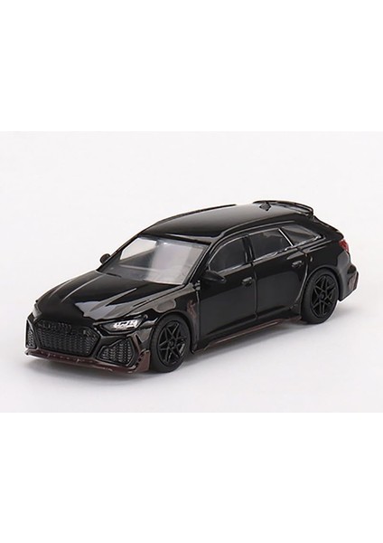 Rs6 Abt Siyah Johann Abt Signature Edition Sınırlı Üretim Dünya Çapında 2400 Parçaya 1/64 Gerçek Ölçekli Minyatürler Tarafından Pres Döküm Model Araba MGT00514 (Yurt Dışından)