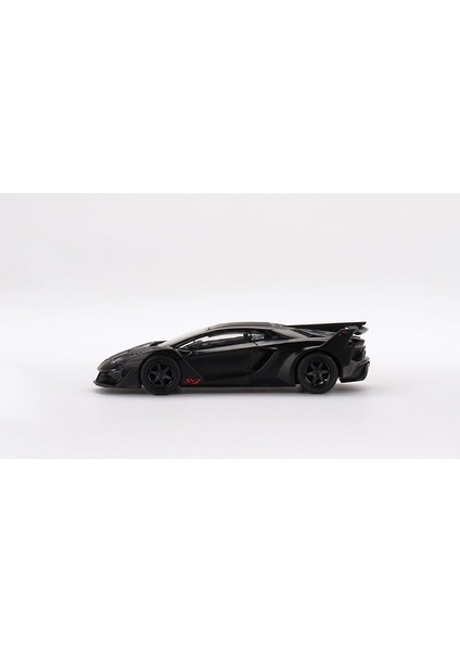 Gerçek Ölçekli Minyatür Model Araba Lb-Siluet Çalışmaları ile Uyumlu Lamborghini Aventador Gt Evo (Mat Siyah) Sınırlı Üretim 1/64 Pres Döküm Model Araba MGT00502 (Yurt Dışından) modelleri